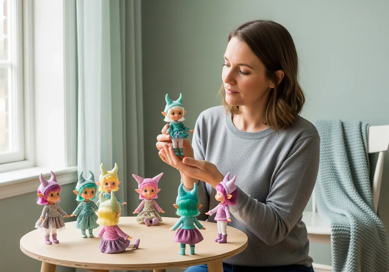 Pixie Play dockor för fantasilek