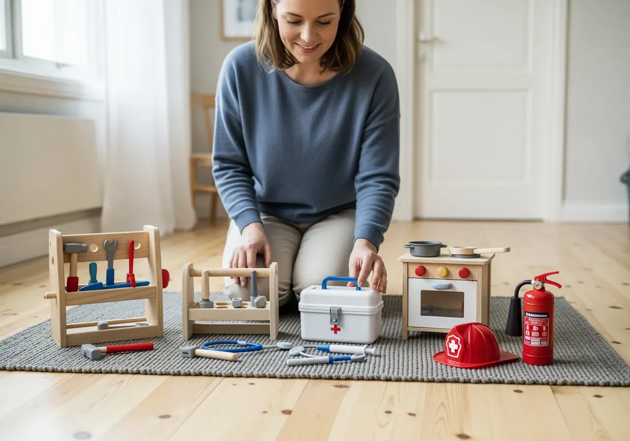 Roliga yrkeslekset för barn