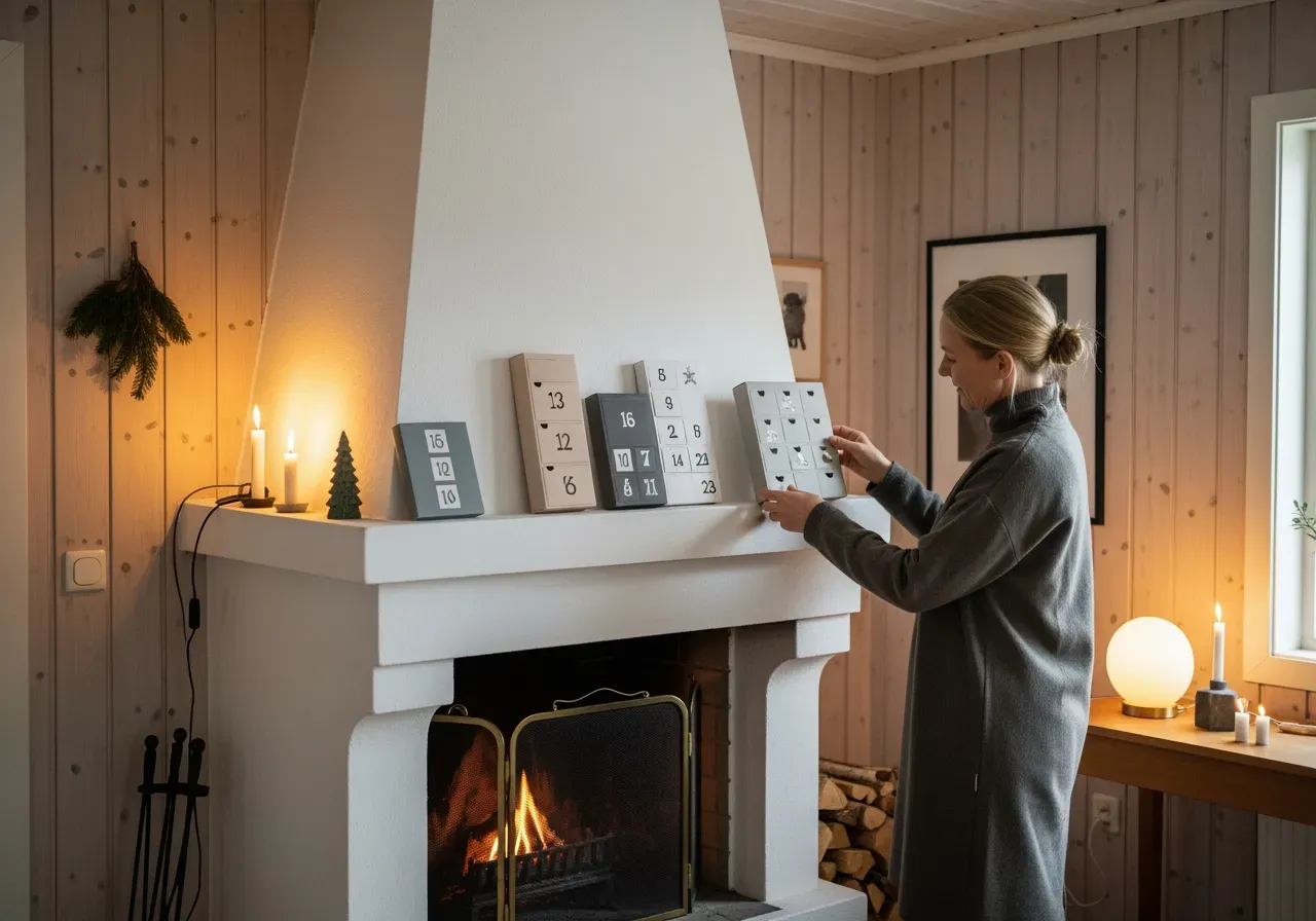 Enkla adventskalendrar för barn