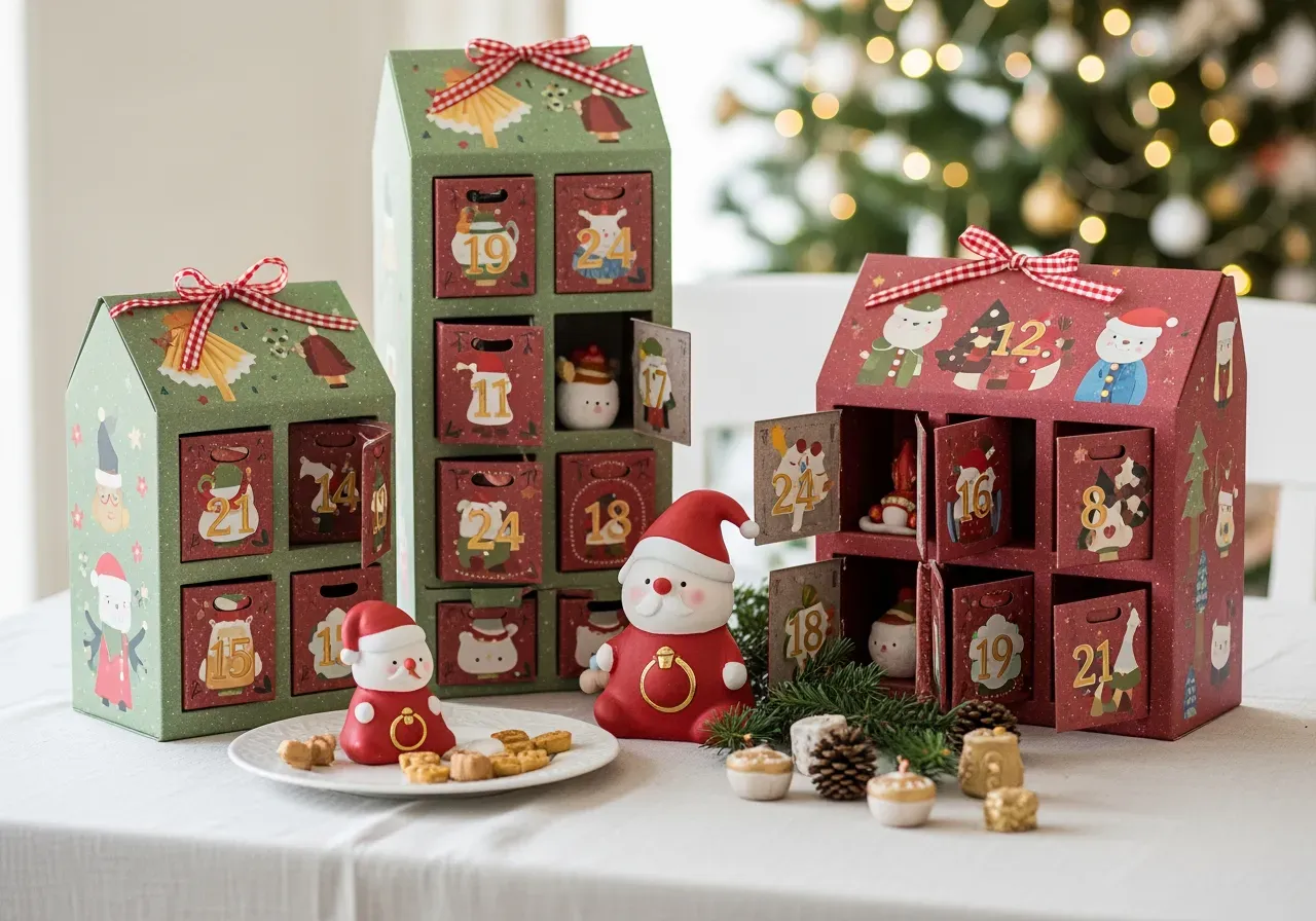 Lekfulla adventskalendrar för barn