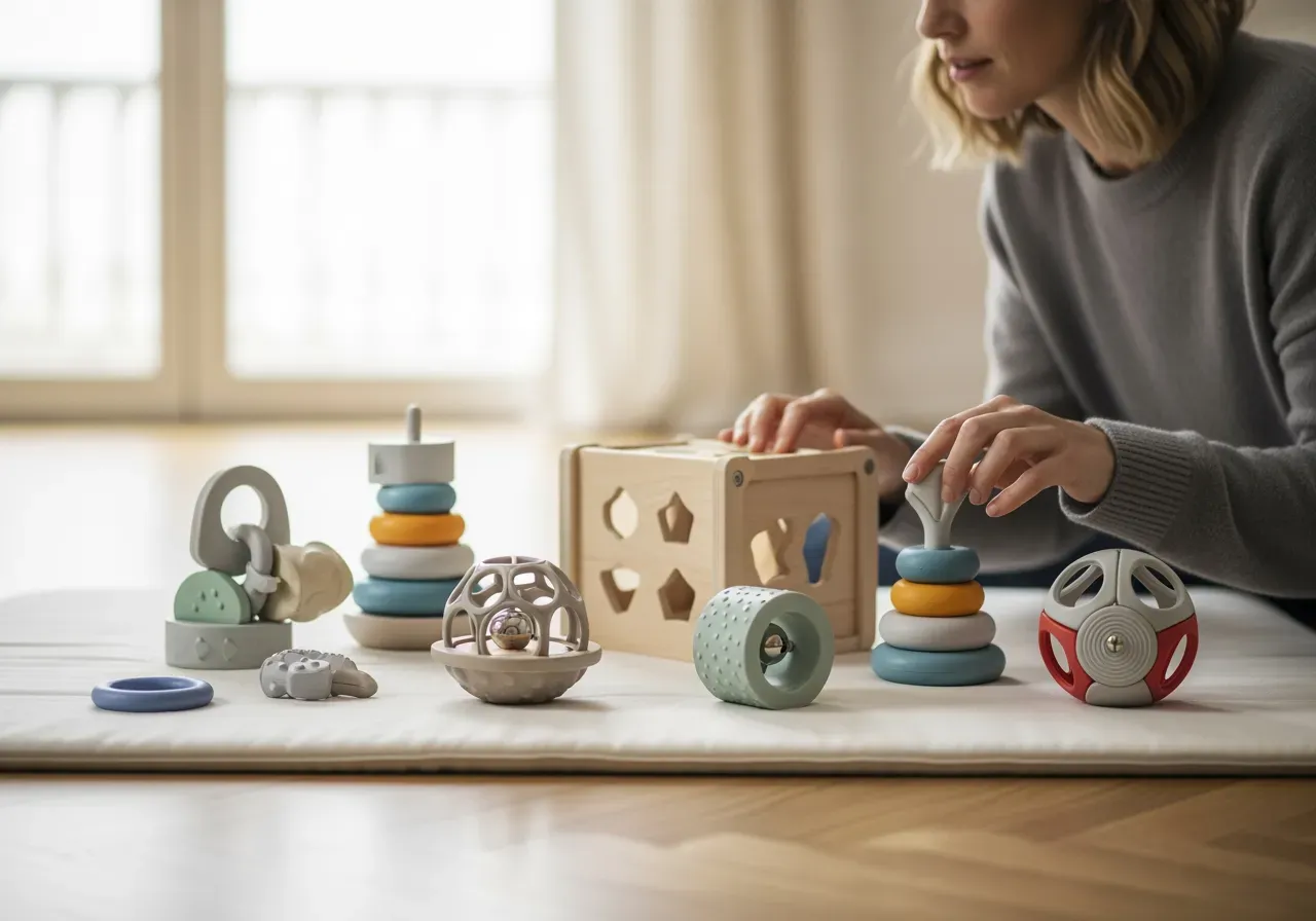 Aktivitetsleksaker för nyfikna bebisar