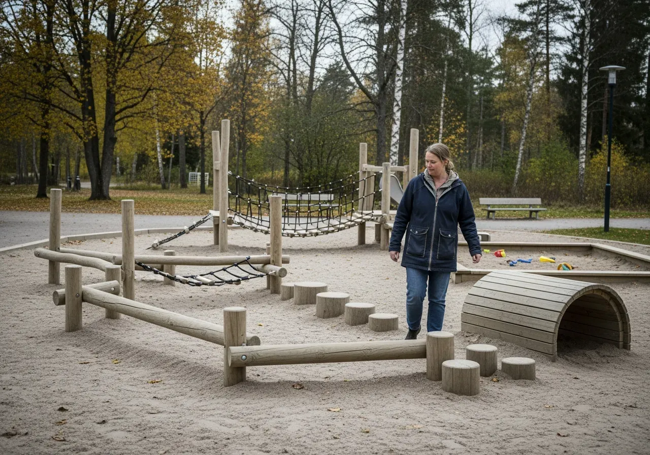 Äventyrslek för nybörjare utomhus