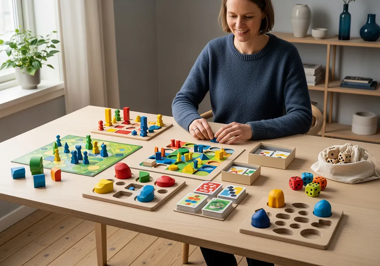 Lekfulla familjespel för nybörjare