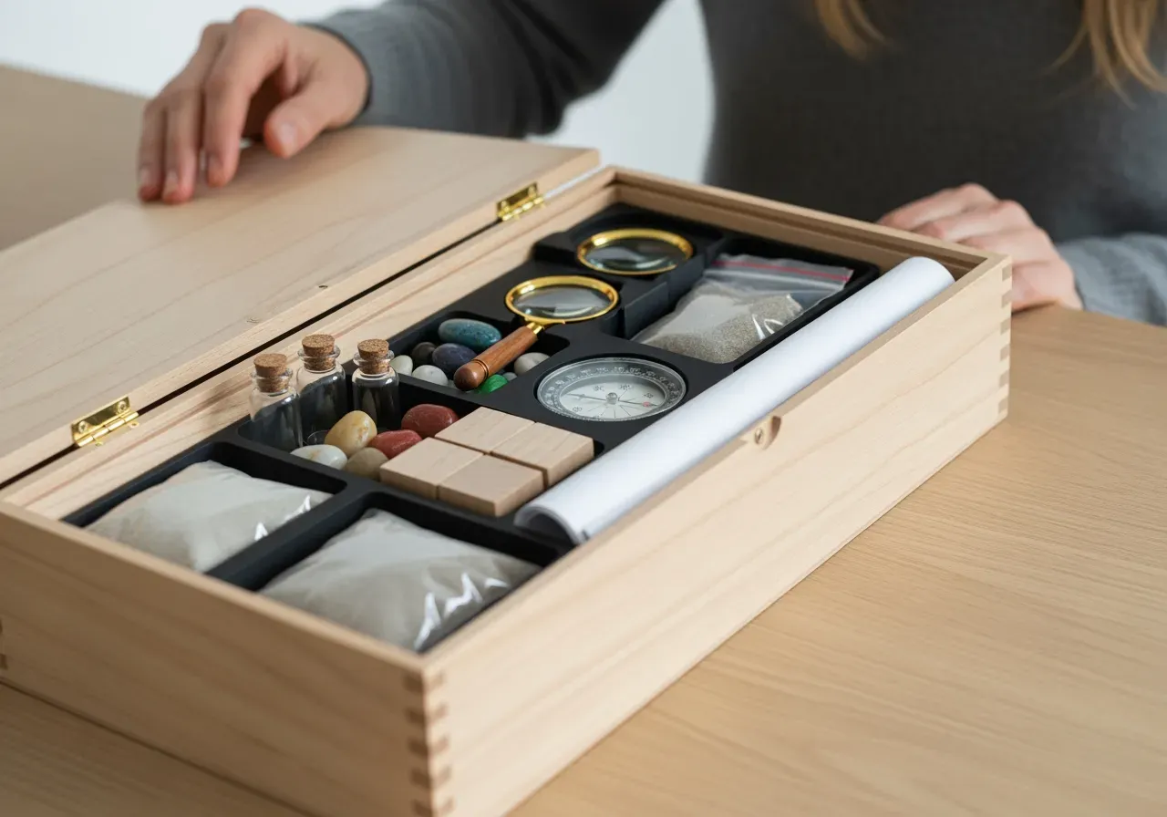 Första experimentlådan för barn