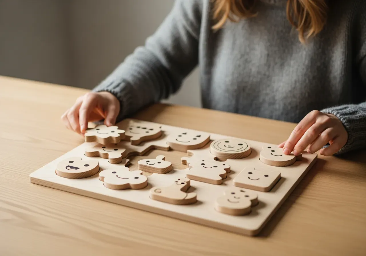 Karaktärspussel för barn med favoriter