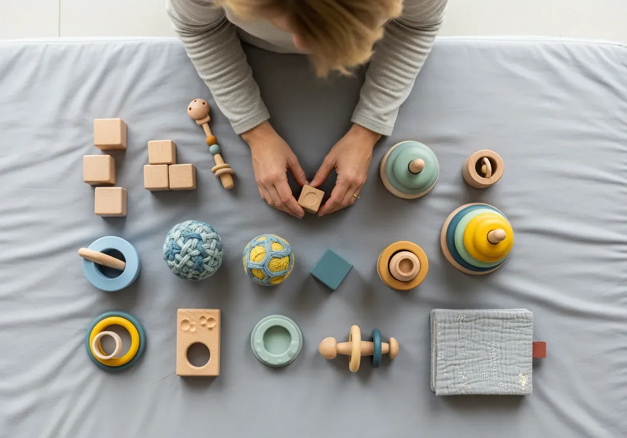 Multisensoriska lärleksaker för bebis