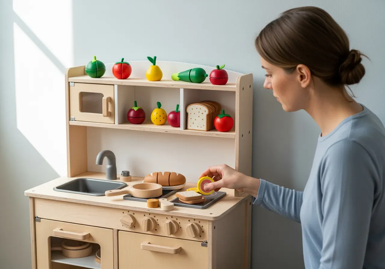 Låtsaskök och leksaksmat för nybörjare