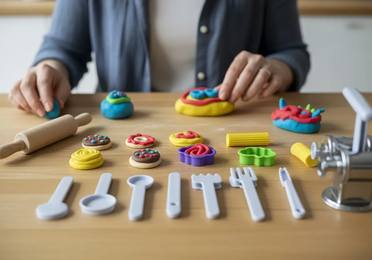 Leklera kökslek med kakor och pasta
