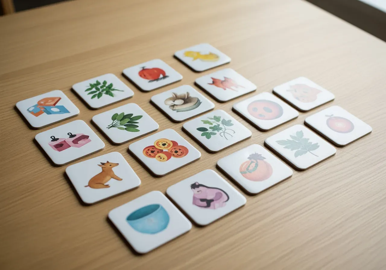 Lekfulla memoryspel för barn