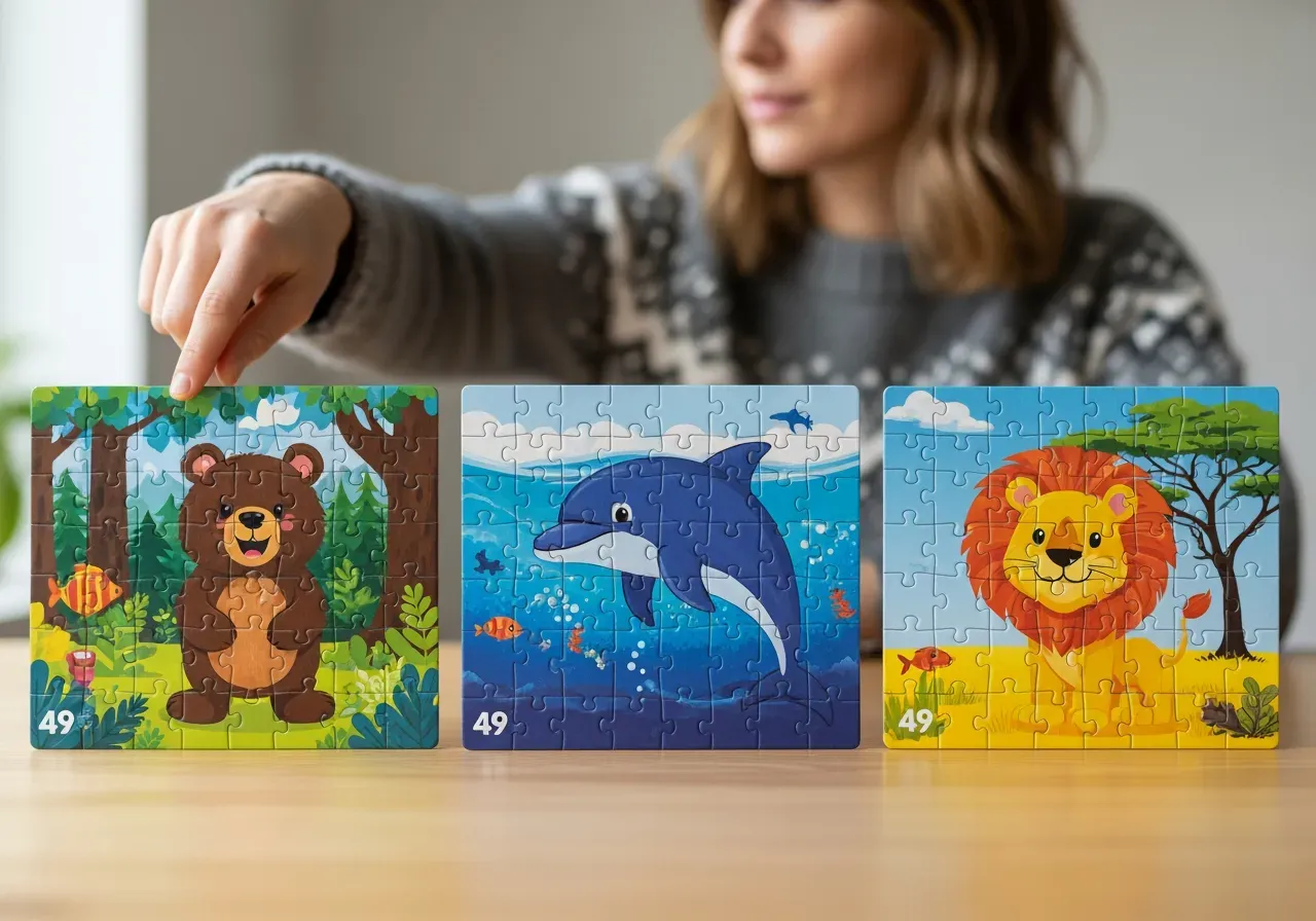 Ravensburger 3x49 pussel för barn