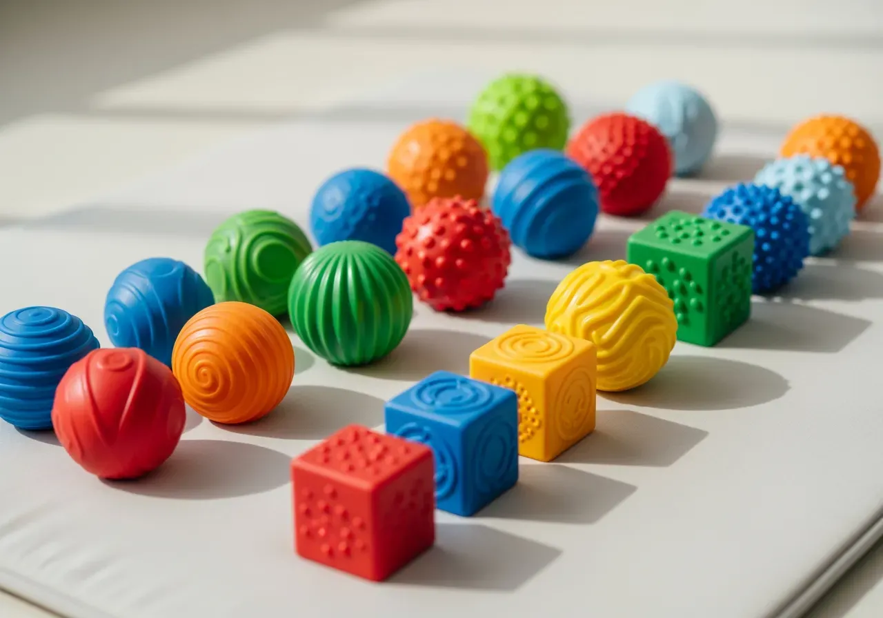 Sensoriska leksaker för bebisar