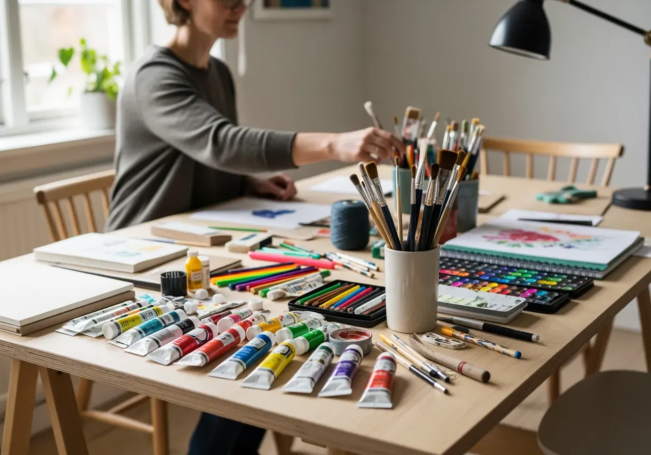 Kreativt skapande med barn hemma