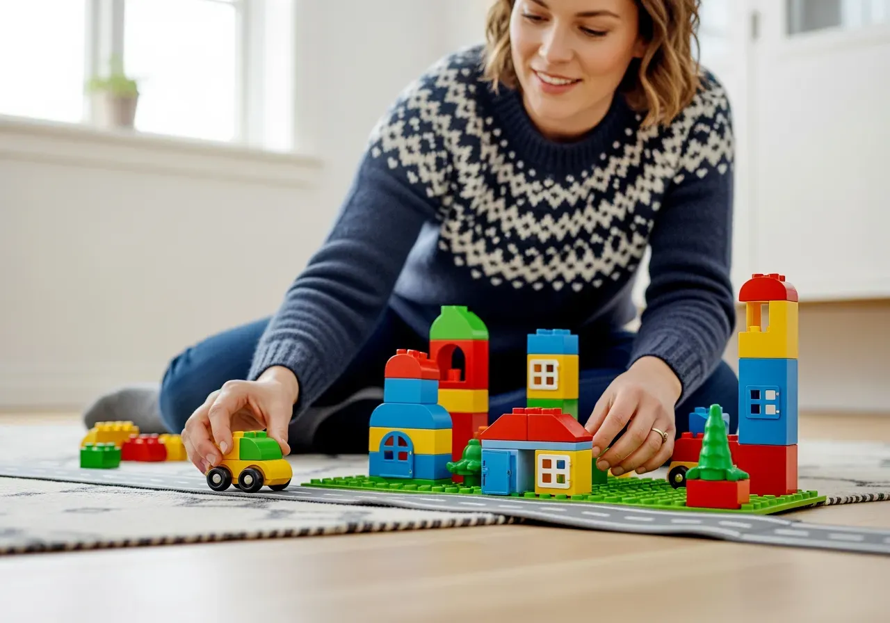 Lego Duplo stad lek för nybörjare