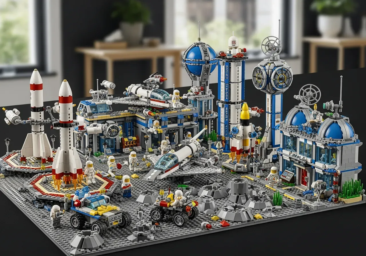 Första LEGO-stad med rymdtema