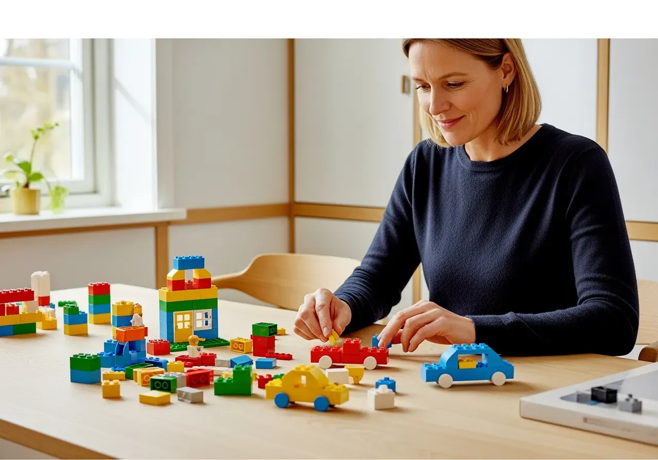 Kreativ LEGO-byggstart för nybörjare
