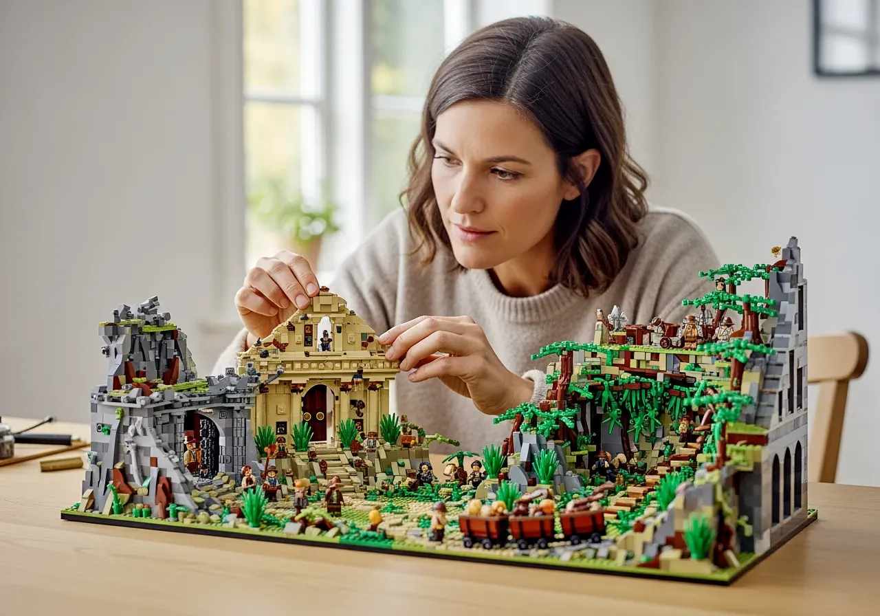 Avancerade LEGO Indiana Jones byggen för barn