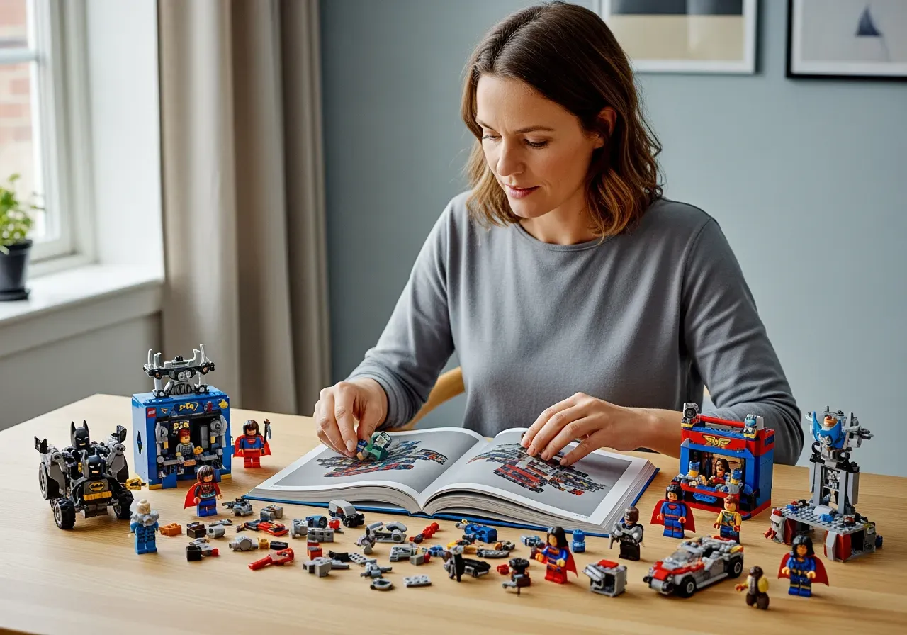 LEGO superhjältar nybörjarguide med set