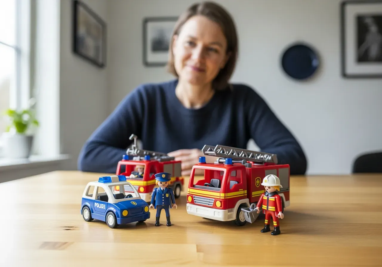 Playmobil fordon och figurer för berättelser