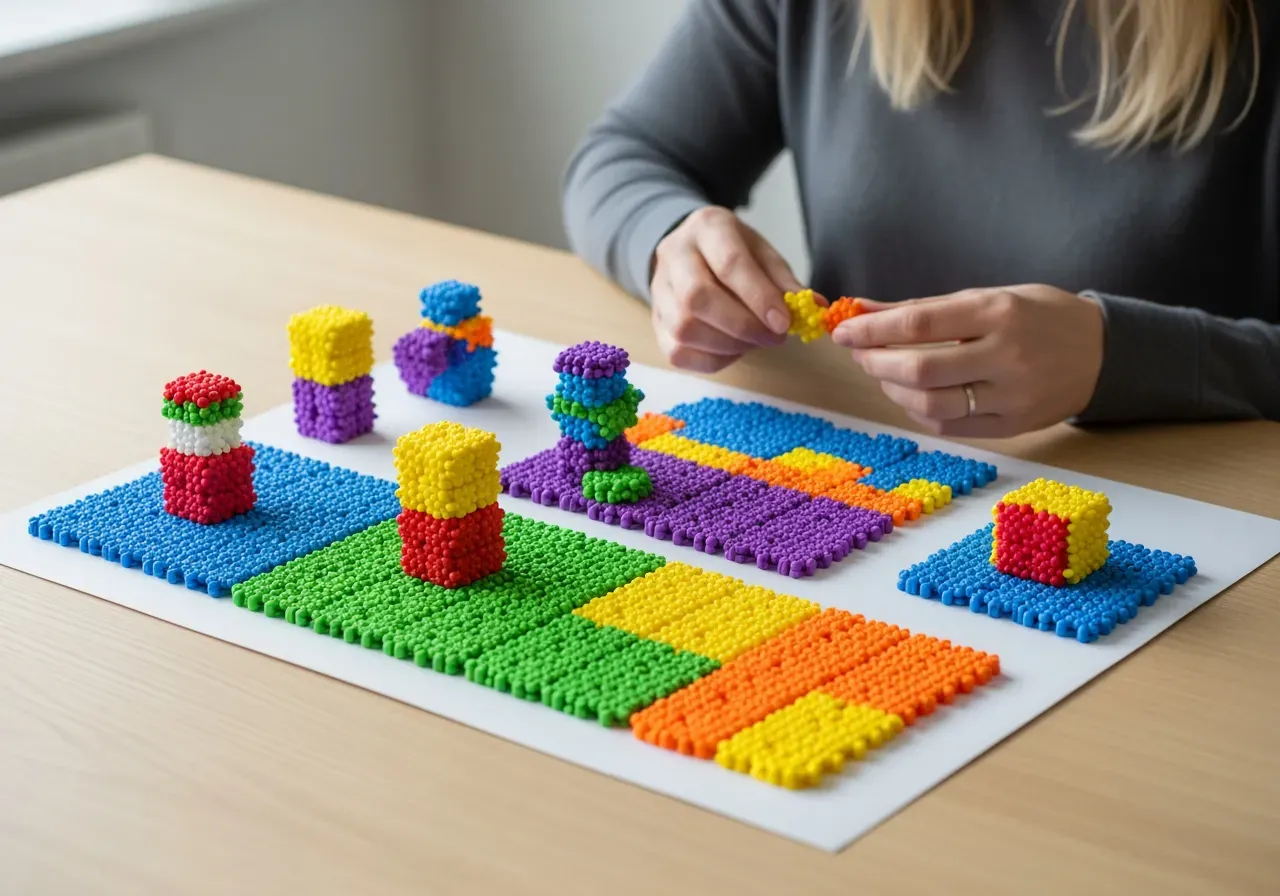 Plus-Plus byggstart för nybörjare 3D