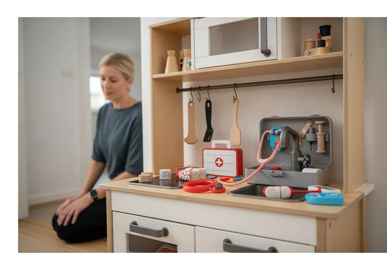 Rollek hemma med kök och doktor