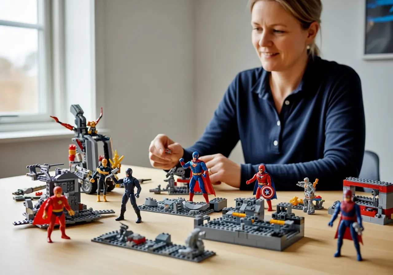 Guide till superhjältebyggset och actionfigurer