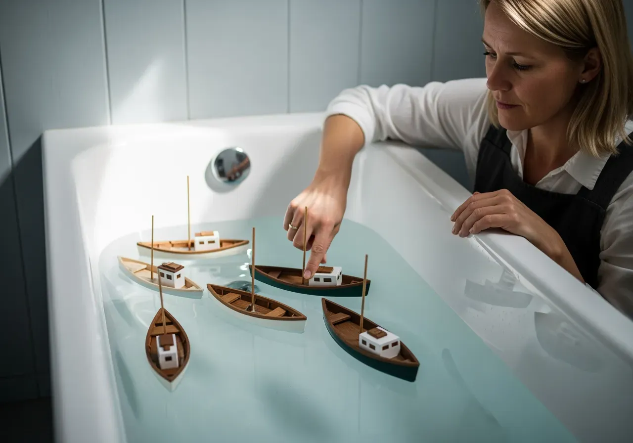 Badbåtar för nybörjare i badkar