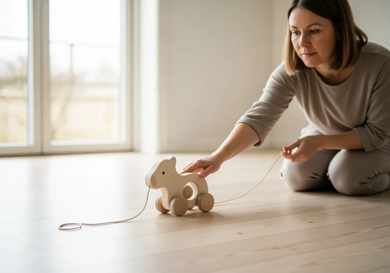 Dragleksaker för bebis första stegen