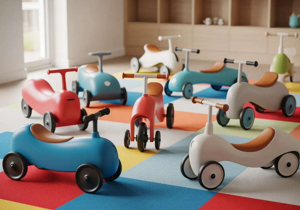 Ergonomiska åkleksaker för små barn