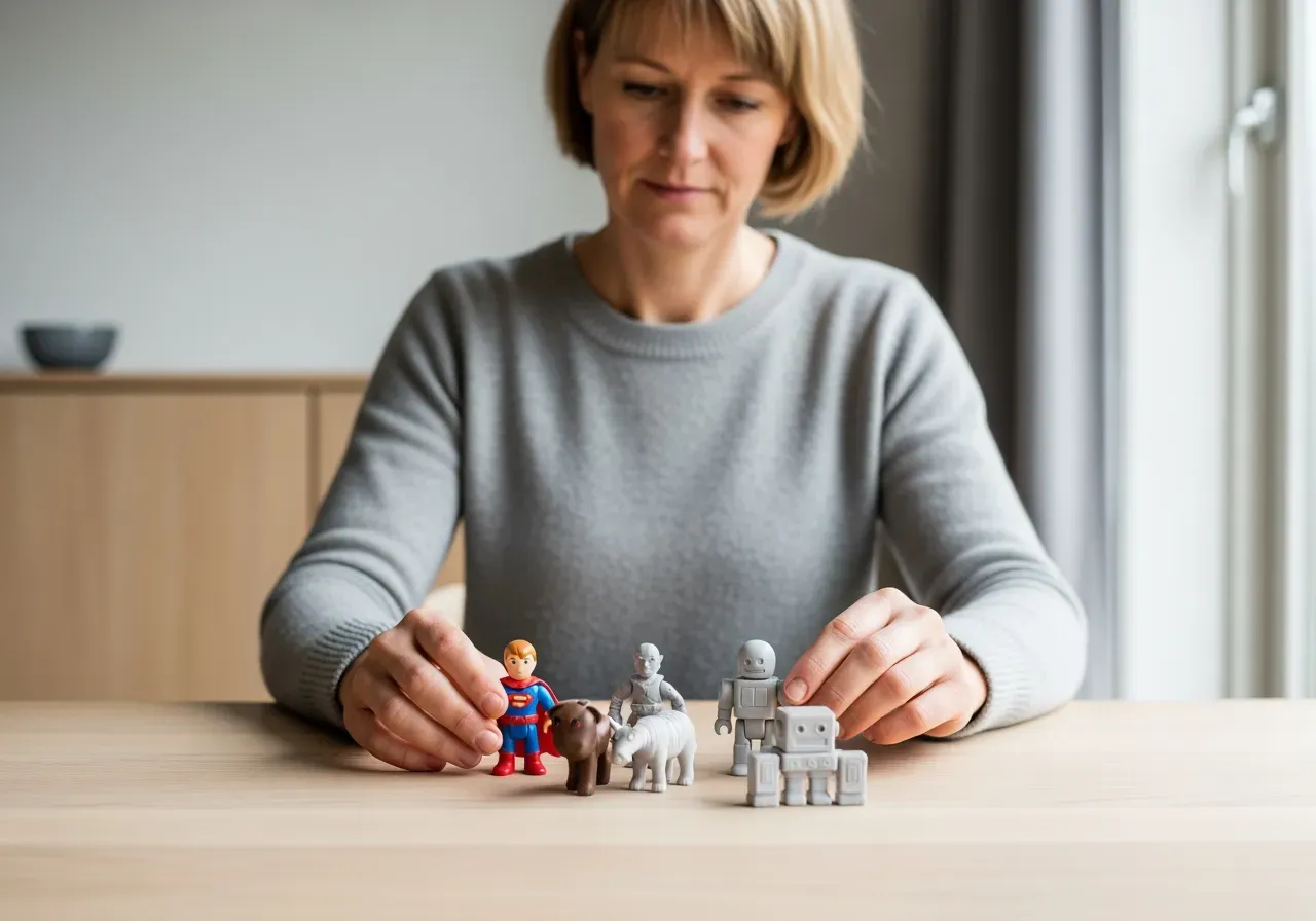 Första actionfigurer för barn