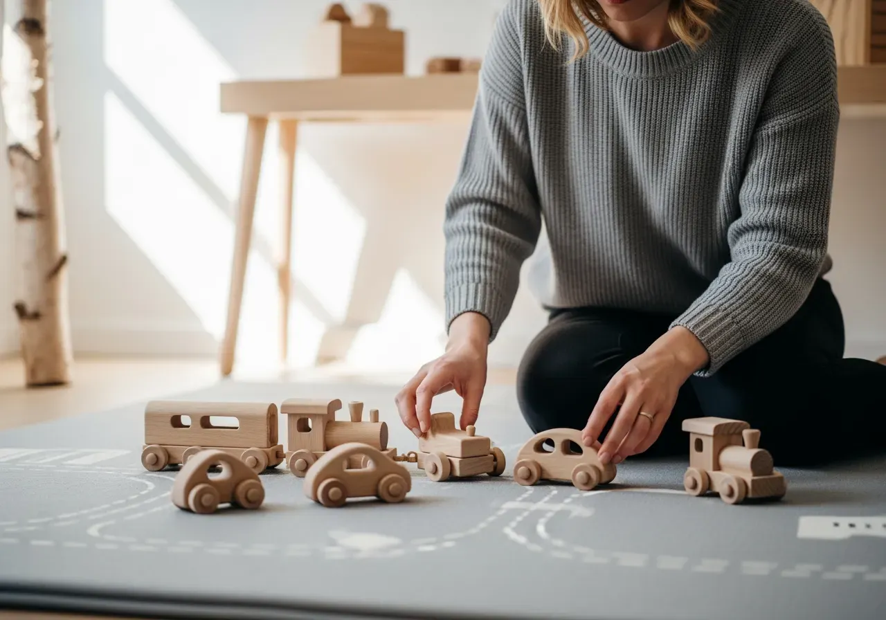 Första fordonsleksaker för små barn