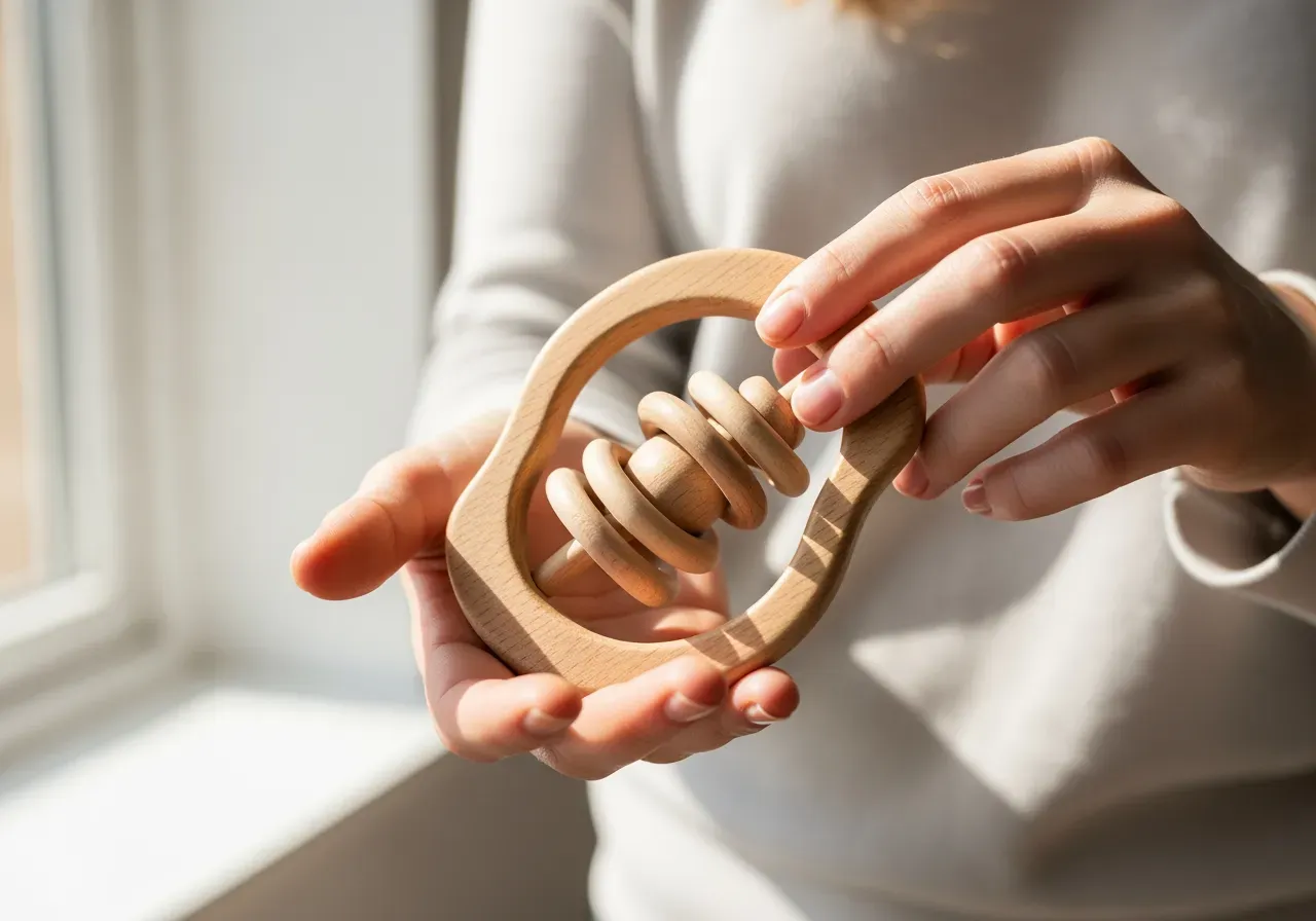 Första skallra för bebis