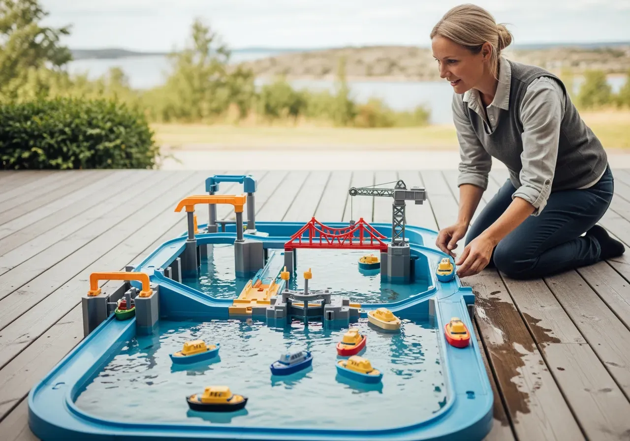 Första vattenbanan Aquaplay startset