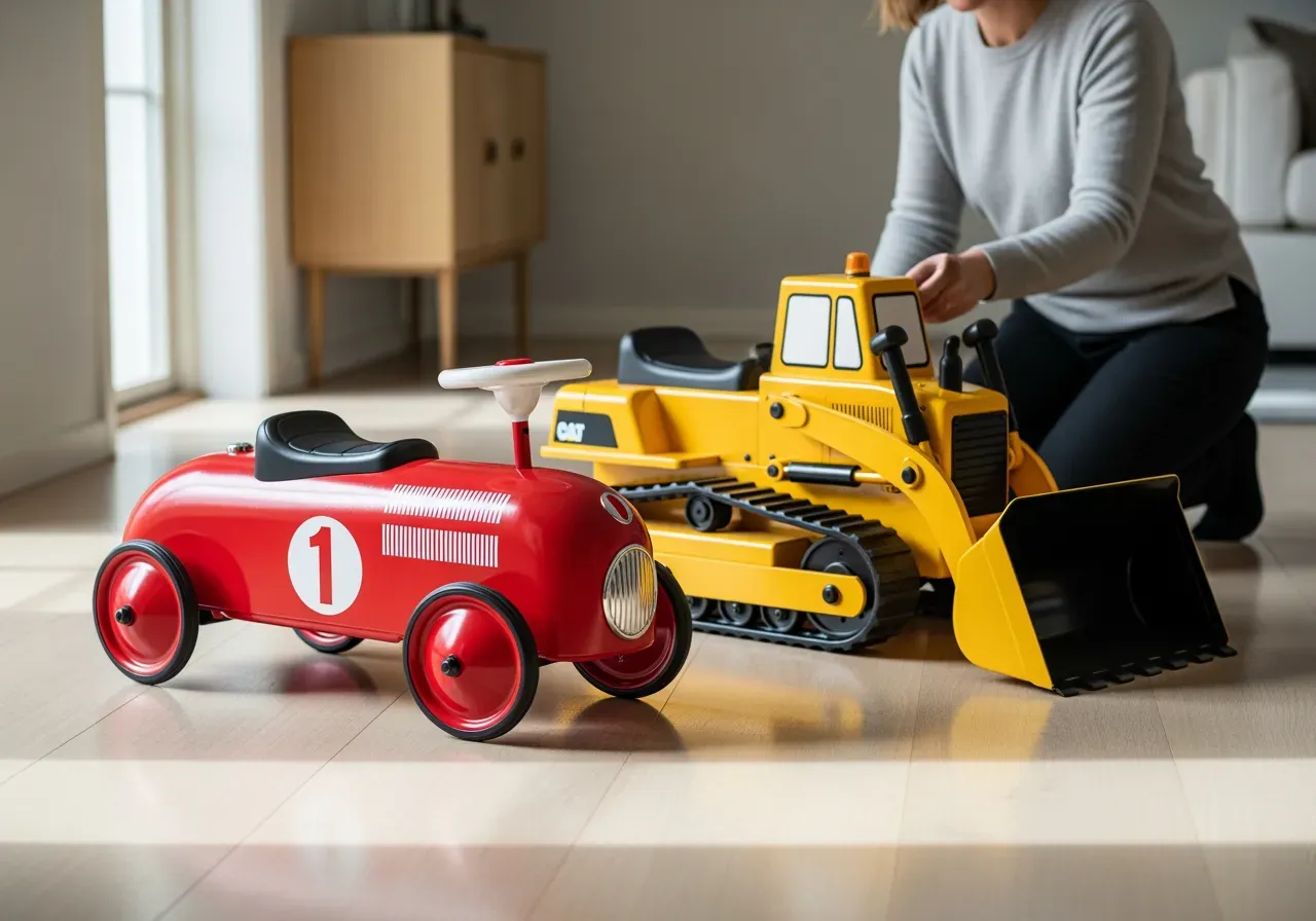 Stabila gåbilar för ettåringar