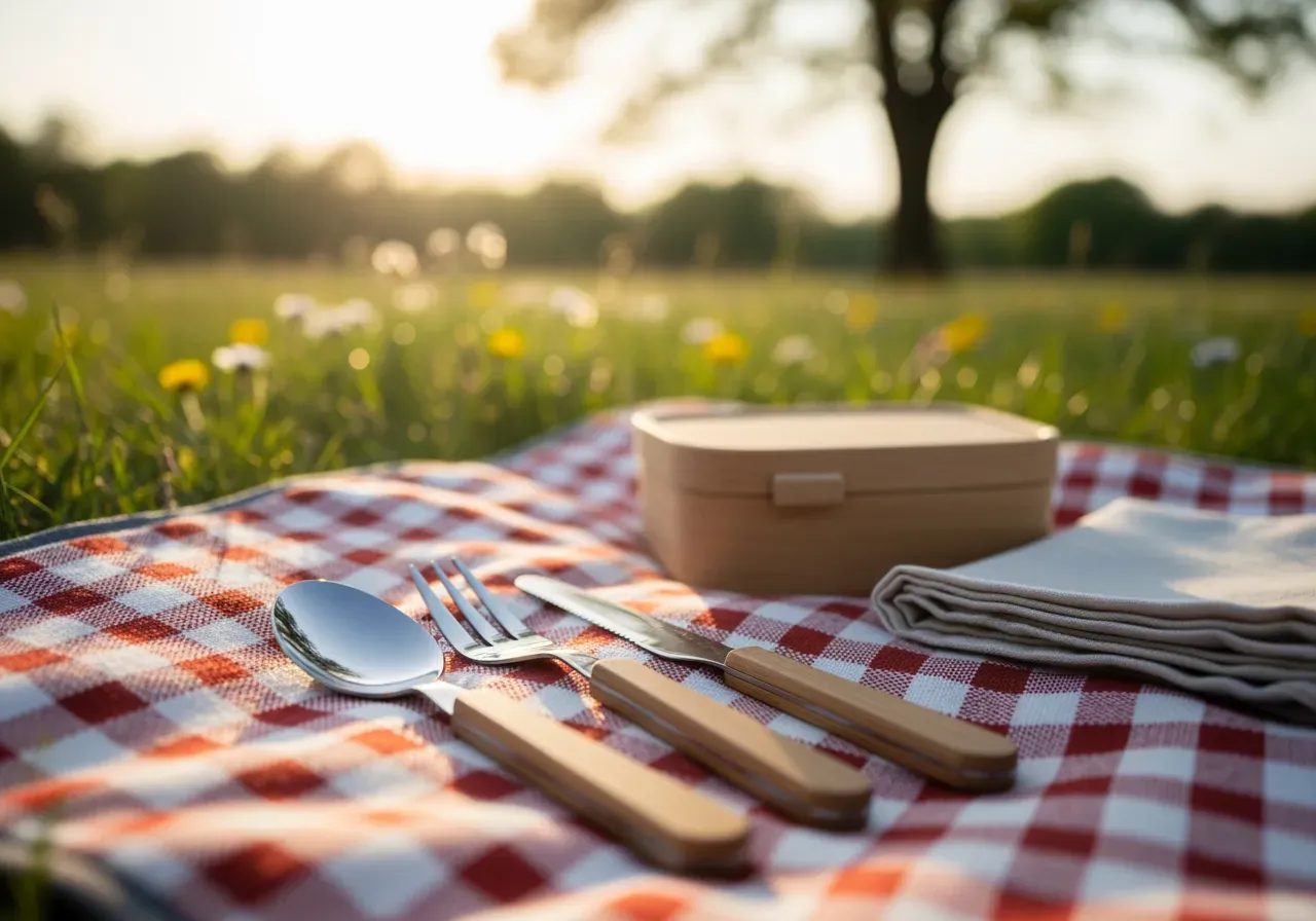 Picknickbestick och utflyktsguide