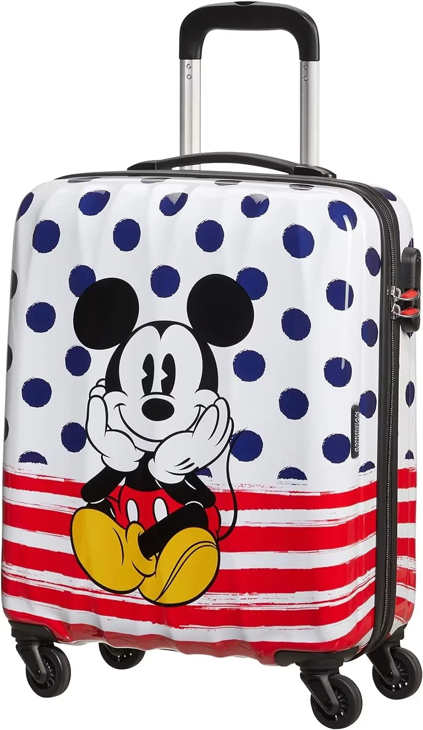 American Tourister Disney Alfatwist 2.0 Spinner Resväska 36L, Mickey Blue Dots