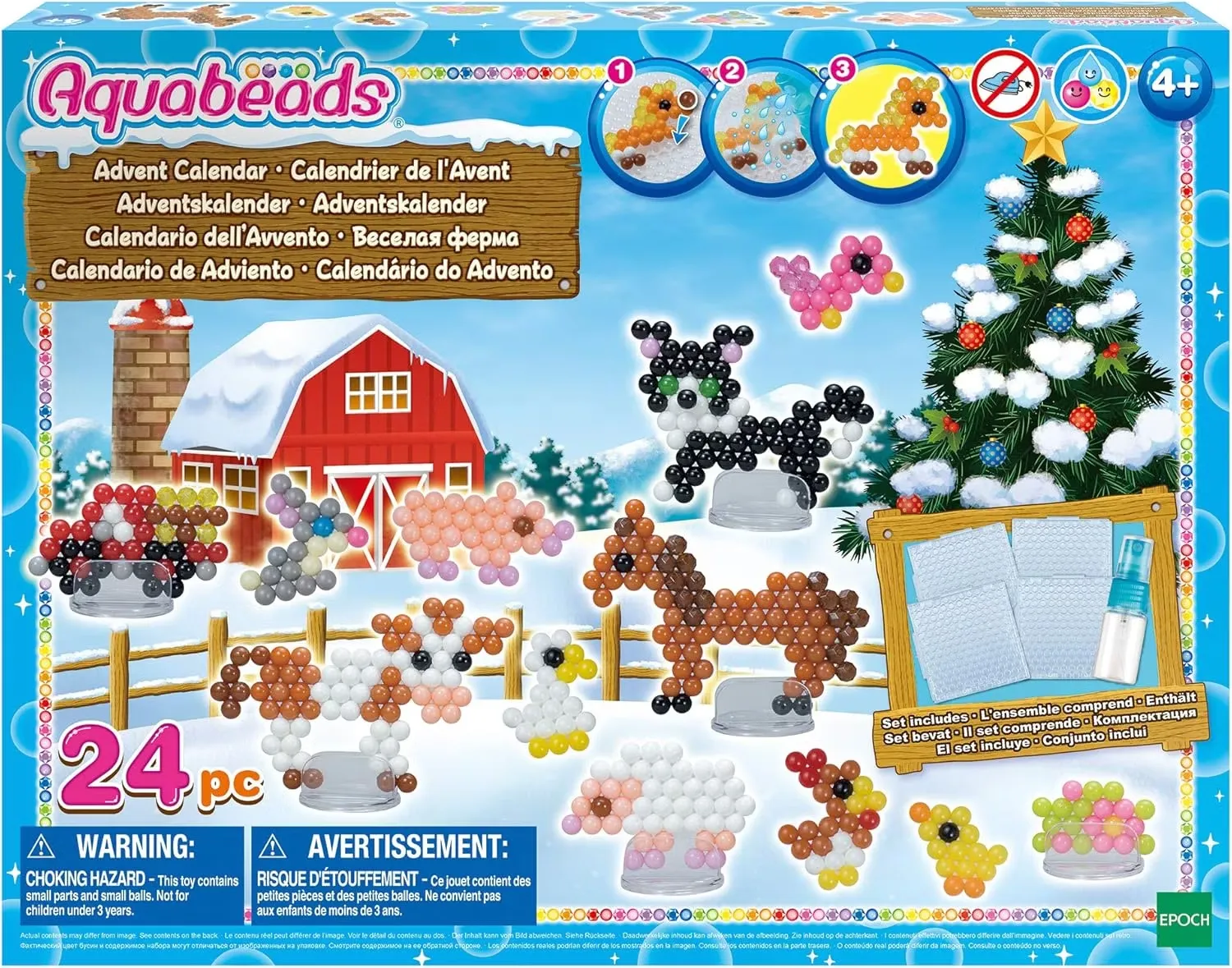 Aquabeads Adventskalender 31367  Bondgård