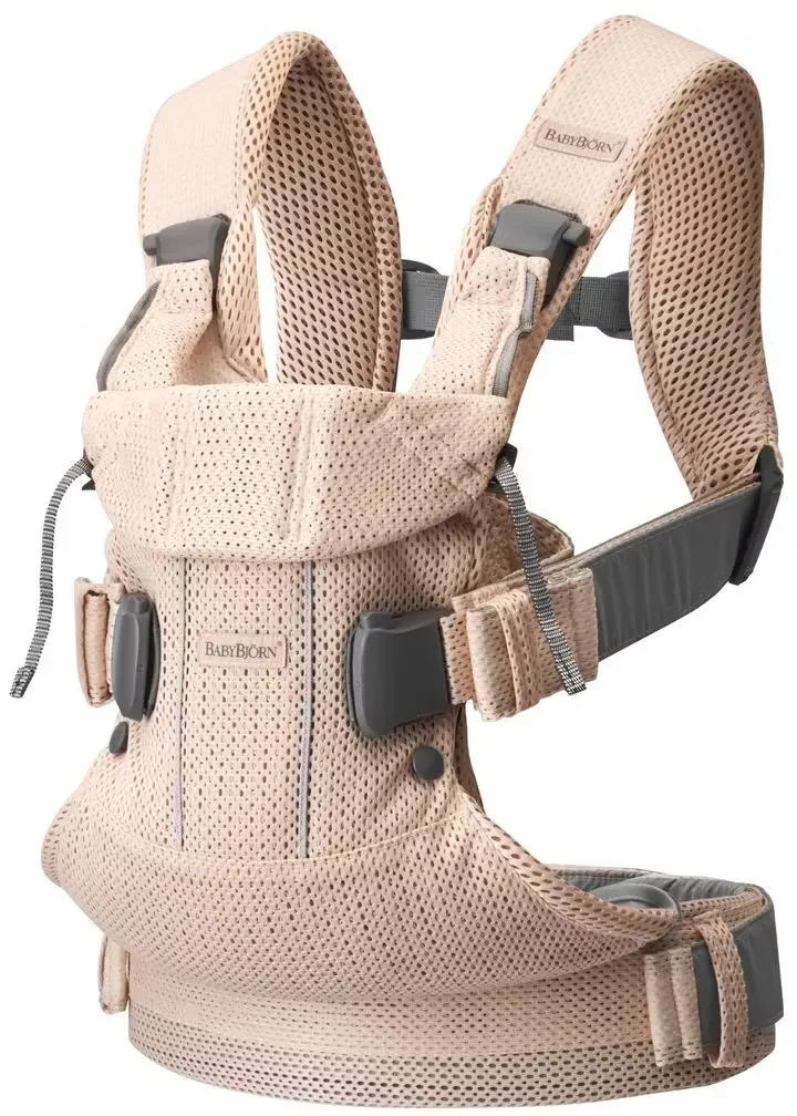 BabyBjörn Bärsele One Air 3D-mesh Pärlemorrosa