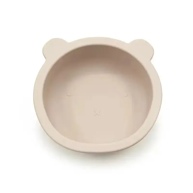 BabyBloom Barnskål Med Sugpropp Beige