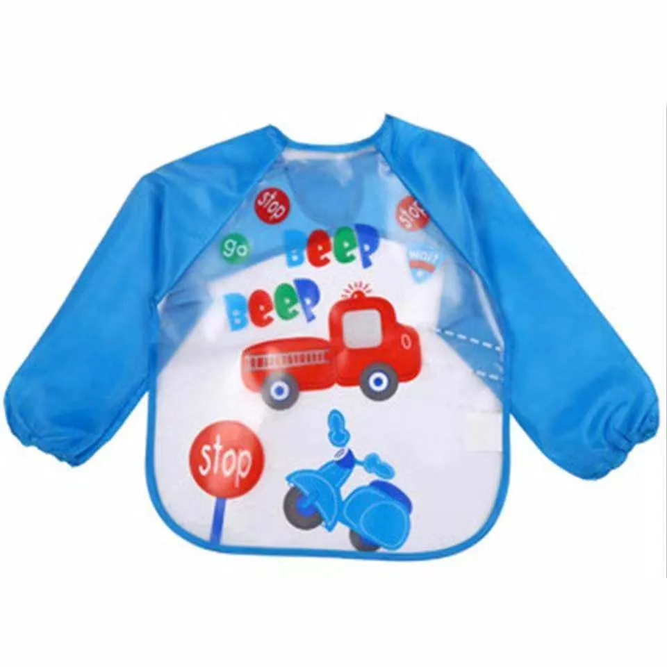 BabyBloom Haklapp Med Ärmar Blå