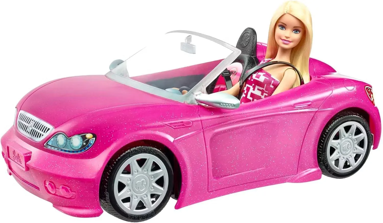 Barbie Bil Glam Pop Cabriolet med barbiedocka