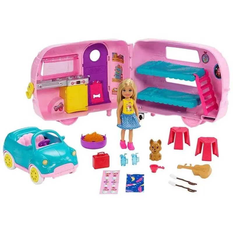 Barbie Chelsea Club Camper Husvagn
