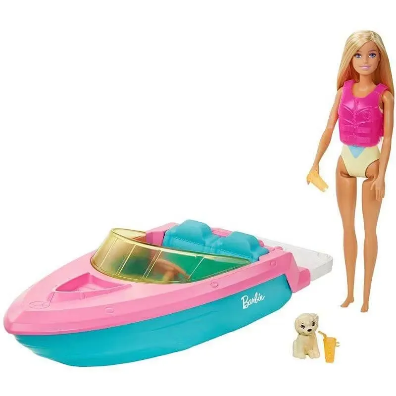 Barbie Docka Med Båt