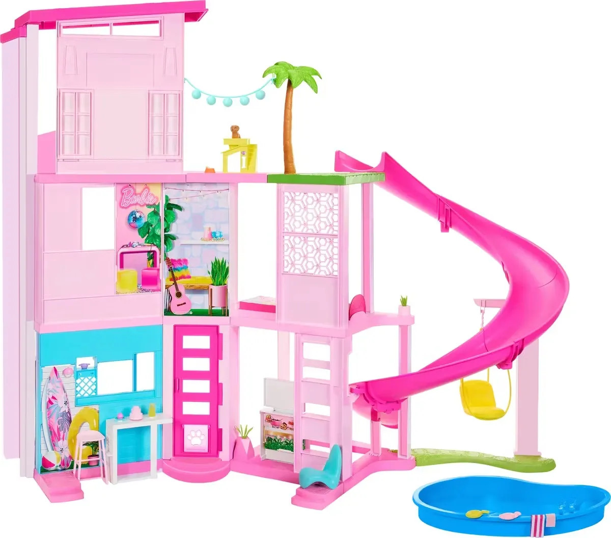 Barbie Dreamhouse Poolparty Dockhus