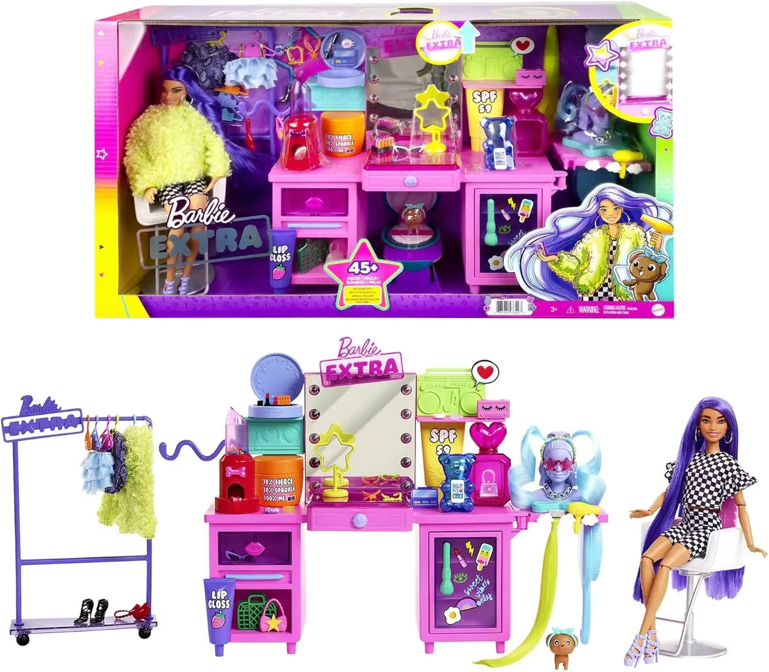 Barbie Extra lekset med exklusiv docka