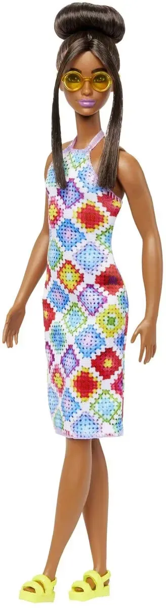 Barbie Fashionista Docka med Hårknut
