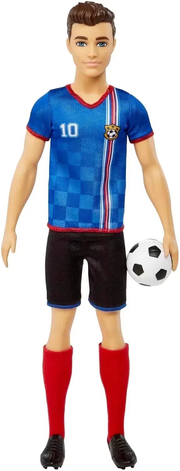Barbie Ken fotbollsdocka