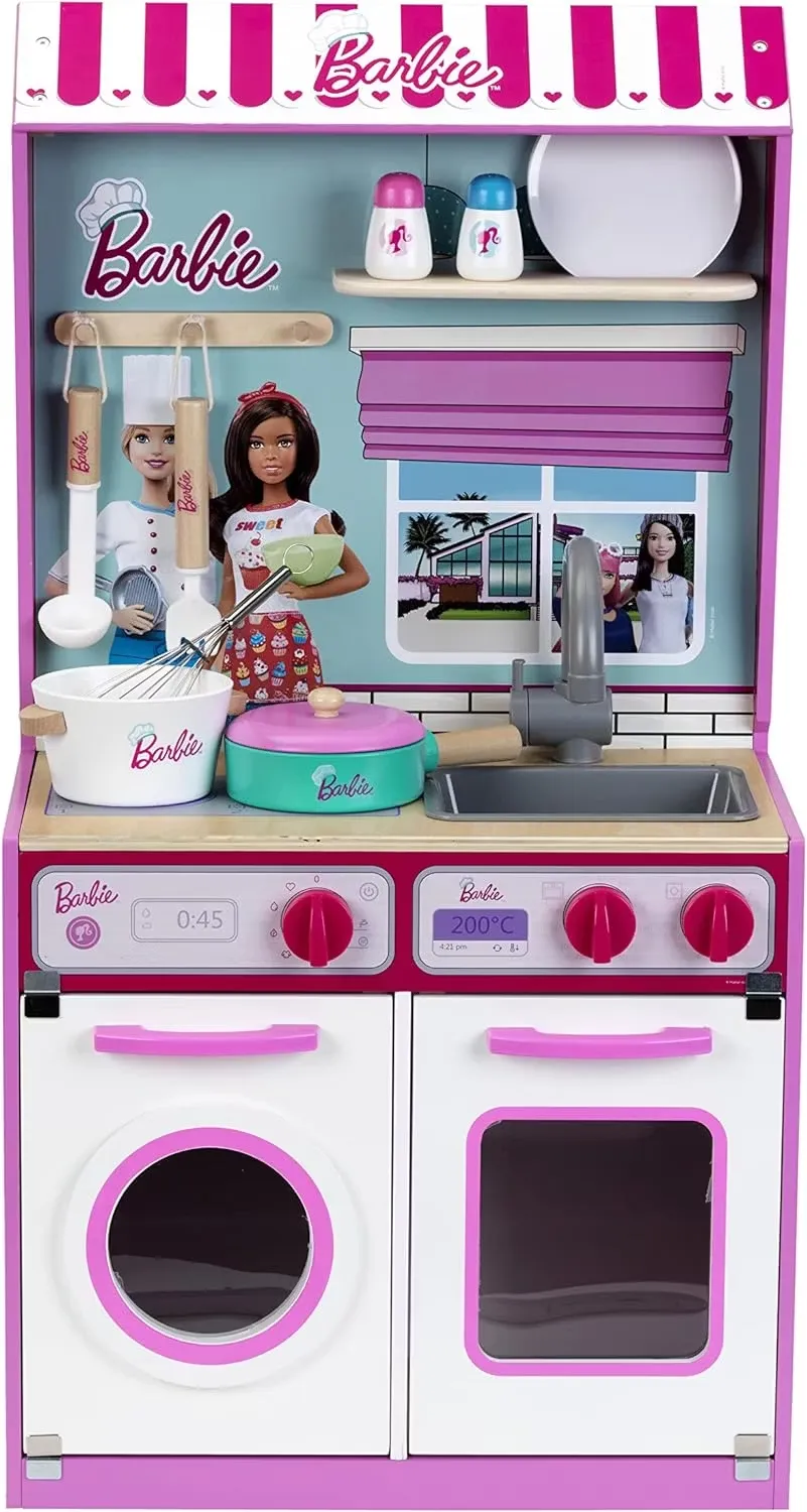 Barbie Leksakskök Med Dockhus