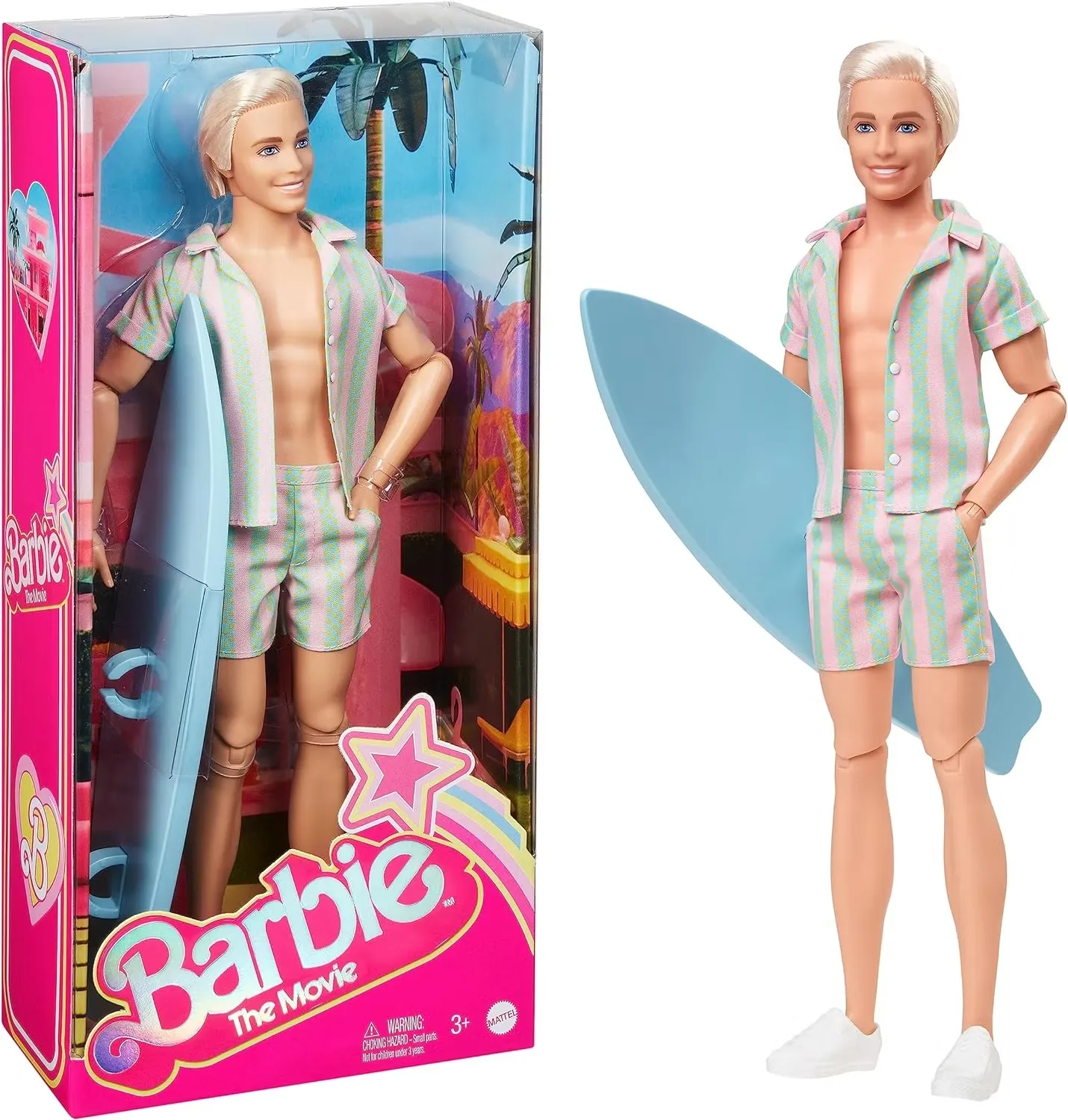 Barbie The Movie Ken Docka Strandset