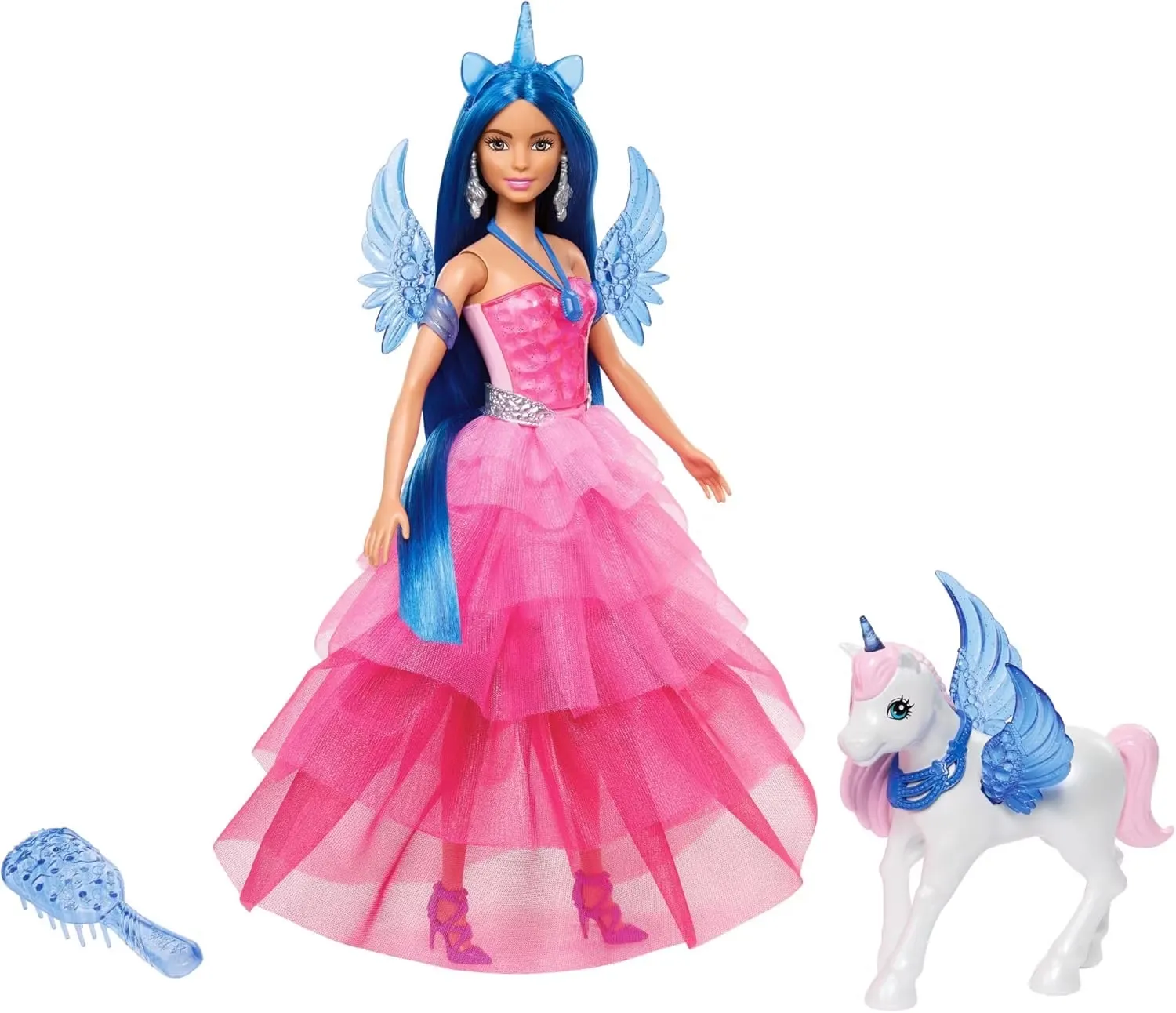 Barbie Touch of Magic Sapphire Alicorn Docka