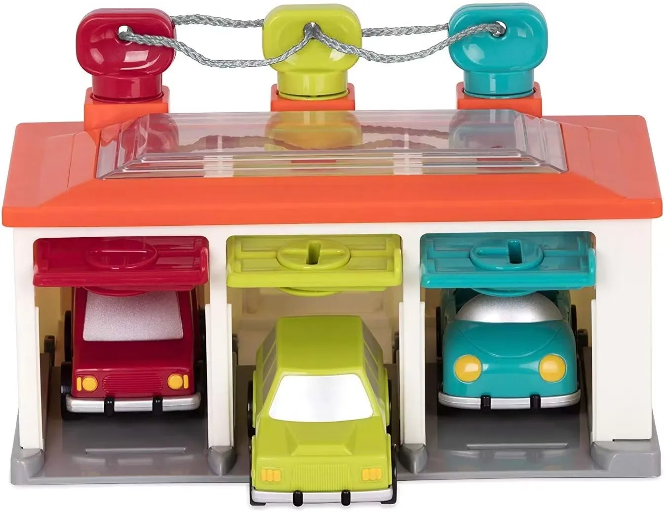 Battat Toys Garage med bilar och nycklar